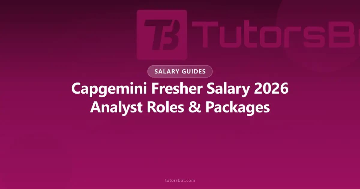 Capgemini Fresher Salary 2026: Analyst, Senior Analyst & Service Desk Roles