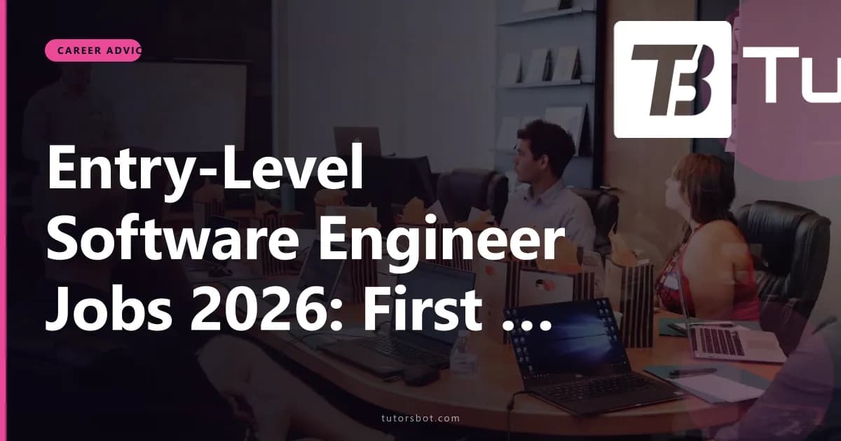 Entry-Level Software Engineer Jobs 2026: First Role Guide