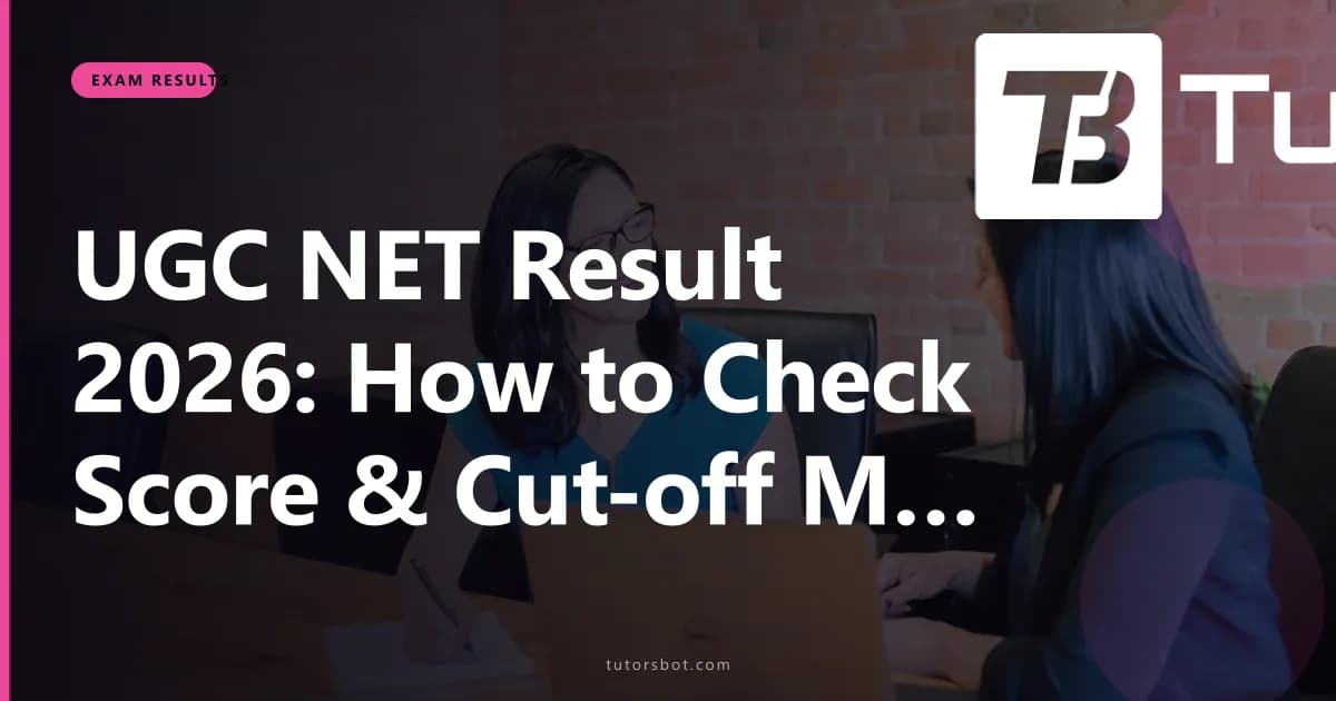 UGC NET Result 2026: How to Check Score & Cut-off Marks
