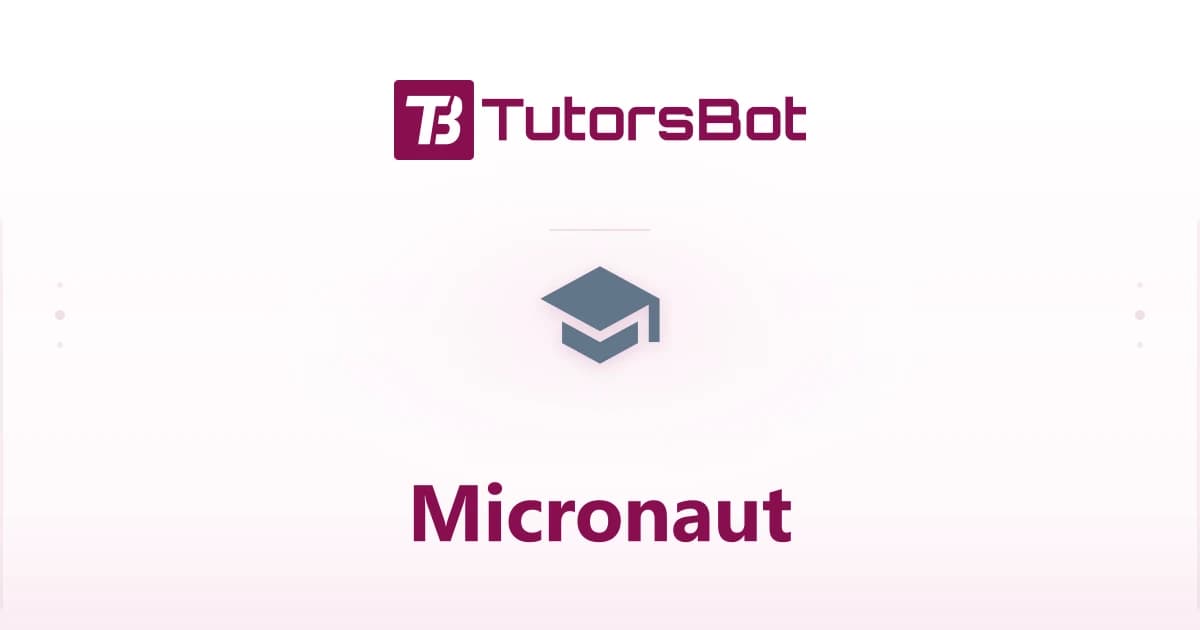 Micronaut – Cloud-Native Java Microservices