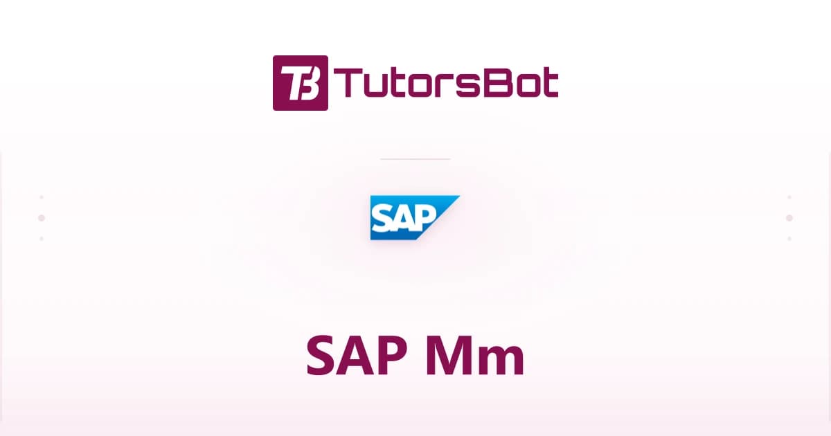 SAP MM — Materials Management course thumbnail