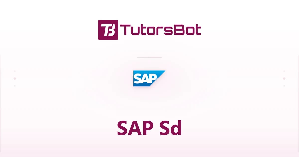 SAP Sales and Distribution (SD)