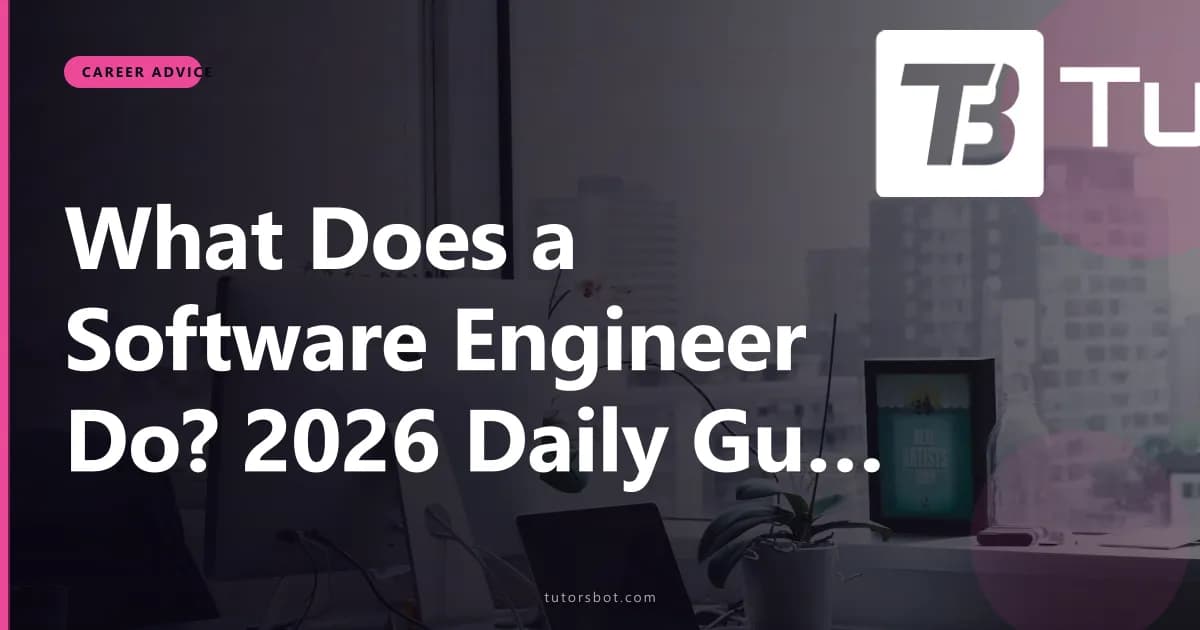 What Does a Software Engineer Do? 2026 Daily Guide