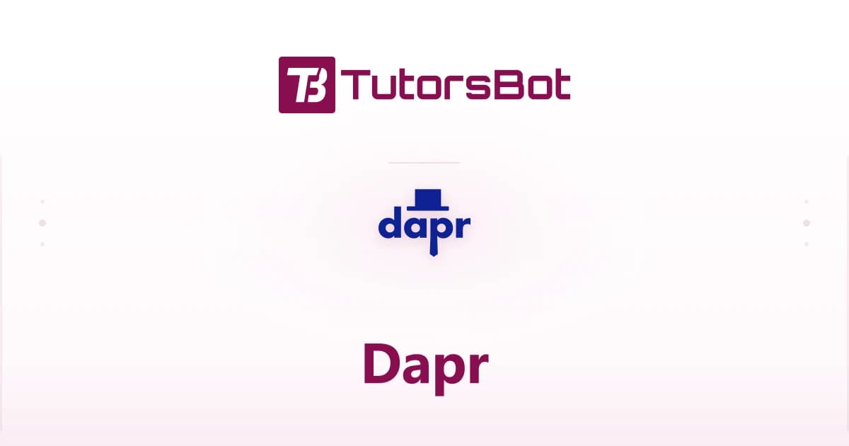 DAPR (Distributed Application Runtime)