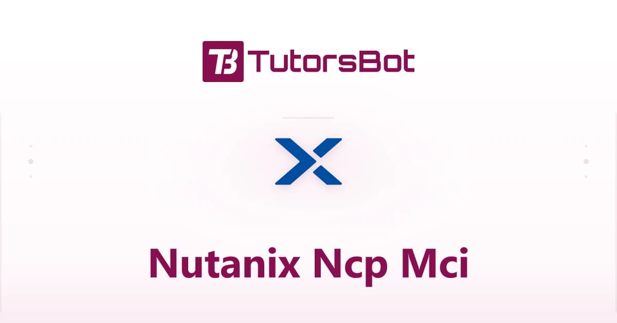 Nutanix NCP-MCI