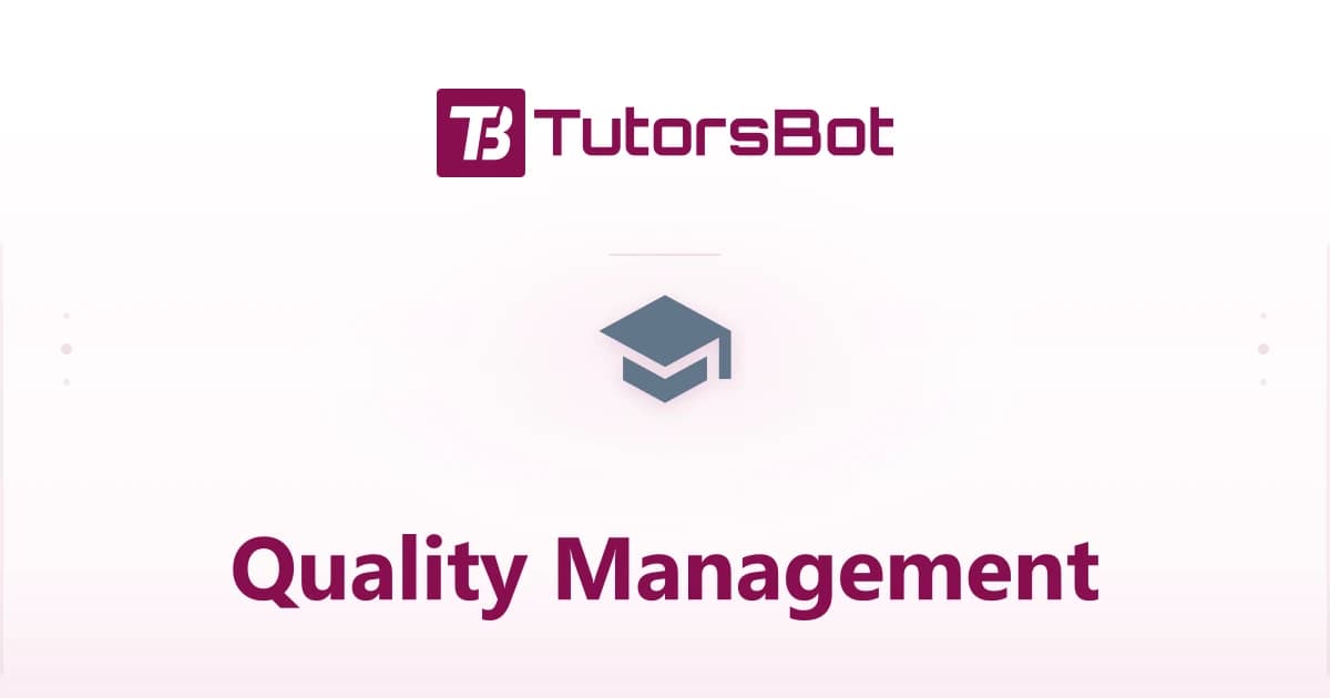 Quality Management