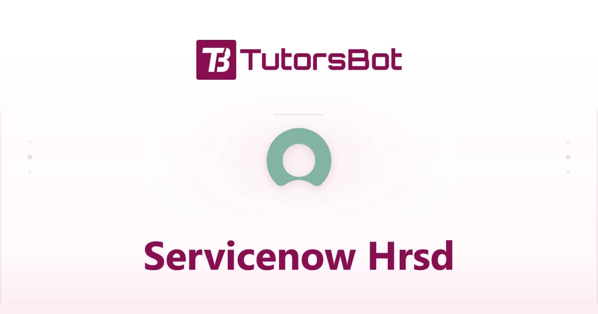 ServiceNow HRSD
