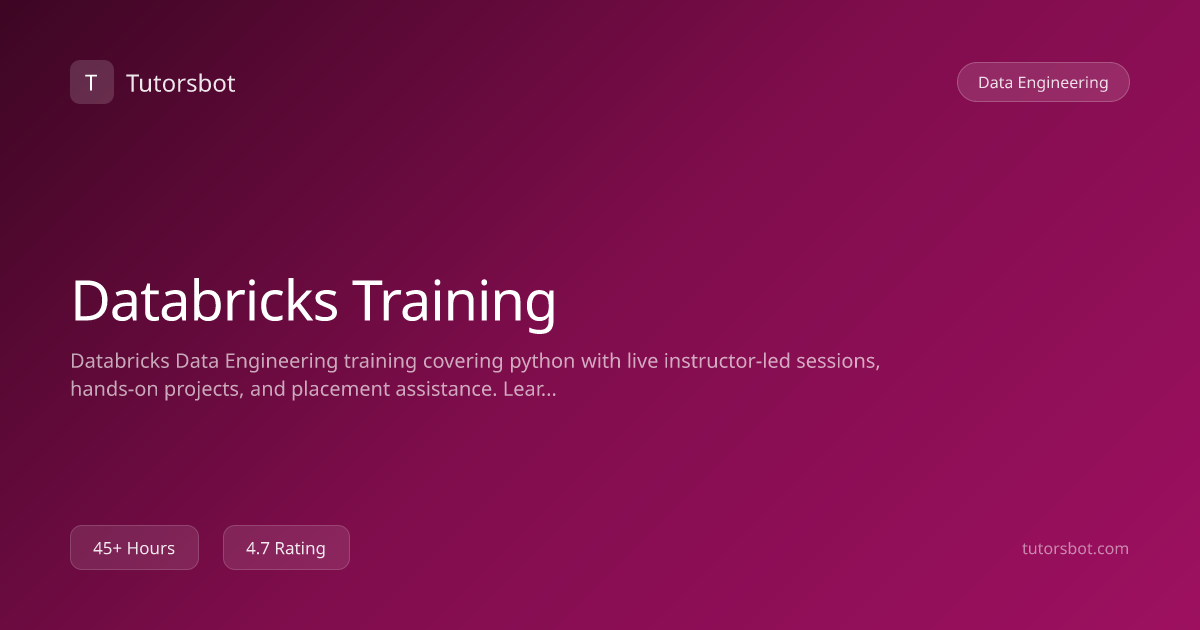 Databricks Training - Tutorsbot
