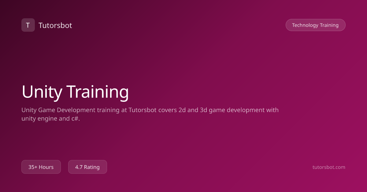 Unity Training - Tutorsbot